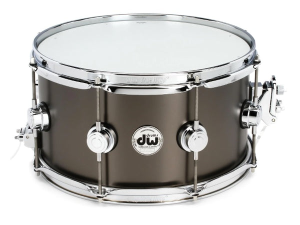 Caisse claire DW 13 x 7 Collector's Series en laiton noir satiné