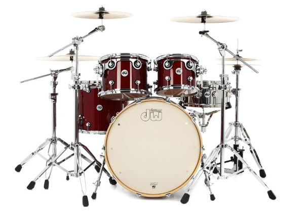 DW Design Series 4 Piece Shell Pack Cherry Satin 10 12 16 22