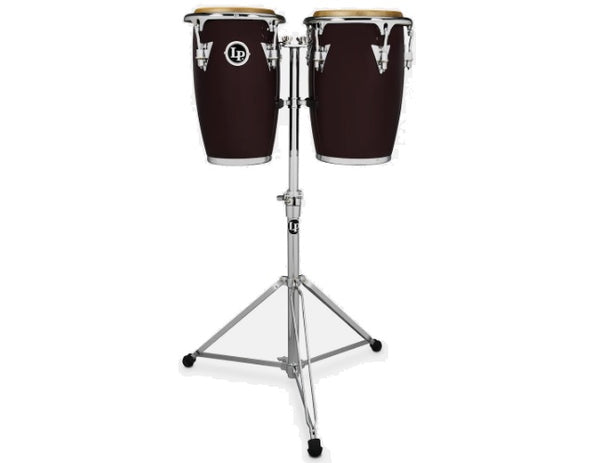 Ensemble de congas junior LP 8" et 9" en bois foncé