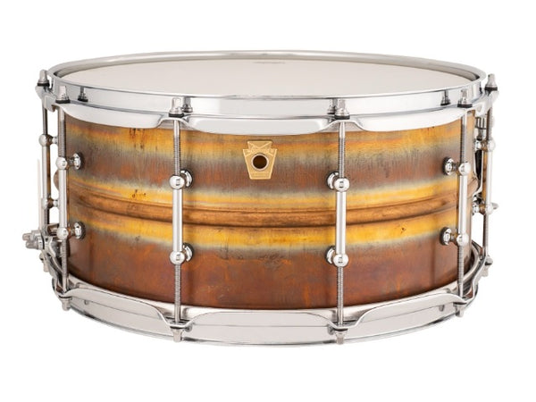 Ludwig 6.5" x 14" Raw Bronze Phonic Snare Drum with Tube Lugs