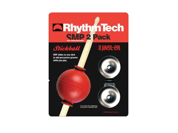 Pack de 2 balles de stickball et de bâtons de gong de Rhythm Tech