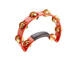 Tambourin standard Rhythm Tech avec cymbalettes en laiton rouge