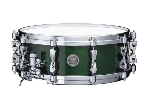 Tama 5" x 14" LTD Starphonic Snare Drum Emerald Figured Maple