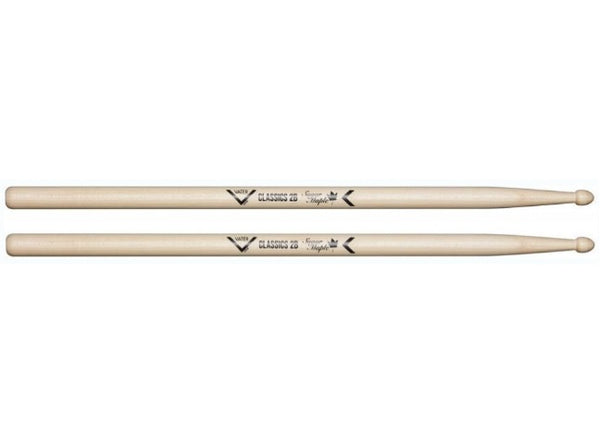 Vater Classics 2B Sugar Maple Wood Tip Drum Sticks