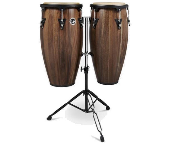 Ensemble de congas LP Aspire 11" et 12" en noyer du Siam