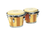 Bongos accordables Mano 7" et 8,5" avec clé de batterie