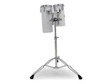 Pearl Rocket Toms White w/Stand 6x12 & 6x15