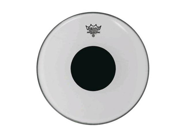 Remo 18" Controlled Sound Clear Black Dot Bass Drum Head