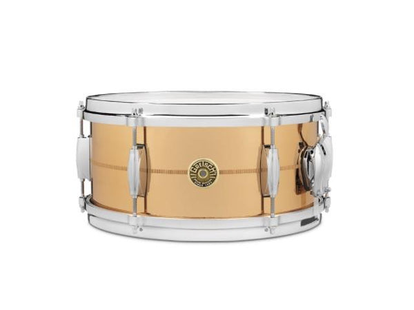 Caisse claire personnalisée Gretsch 6x13 en bronze phosphoreux USA