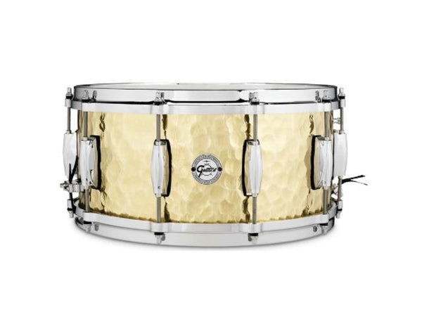 Gretsch 6.5x14 Hammered Brass Snare Drum