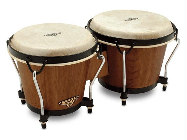 Bongos traditionnels LP CP en bois foncé