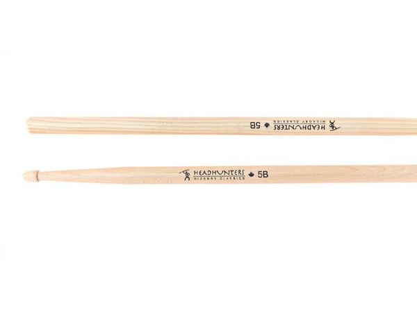 Baguettes de batterie HeadHunters Hickory Classic 5B