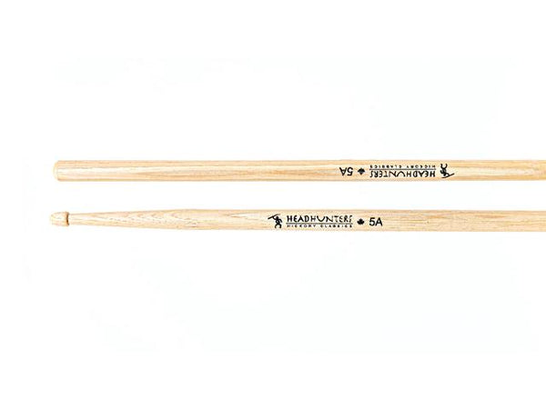 Baguettes de batterie HeadHunters Hickory Classic 5AS