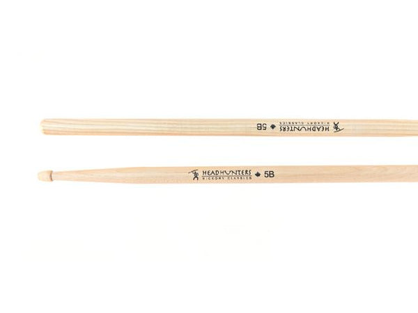 Baguettes de batterie HeadHunters Hickory Classic 5BS