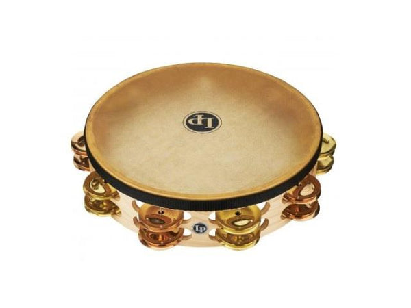 LP 10" Pro Double-Row Brass/Bronze Jingle Headed Tambourine