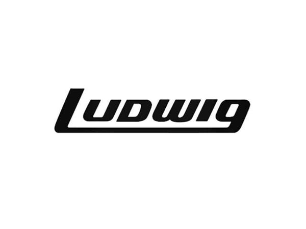 Ludwig 70s Black Logo Decal