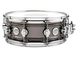 Caisse claire DW Design Series en nickel noir sur laiton 5,5 x 14