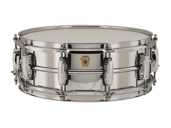 Ludwig 5x14 Chrome Over Brass Snare Drum