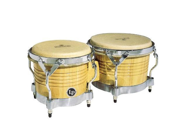 LP Natural Chrome Bongos