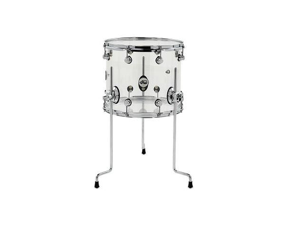 Tom basse DW Design Series 12x14 en acrylique transparent