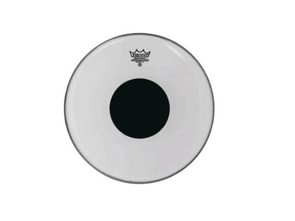 Peau de batterie Remo Controlled Sound Clear Black Dot 18"