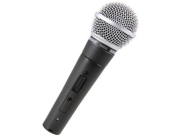 Microphone Shure SM58S avec interrupteur