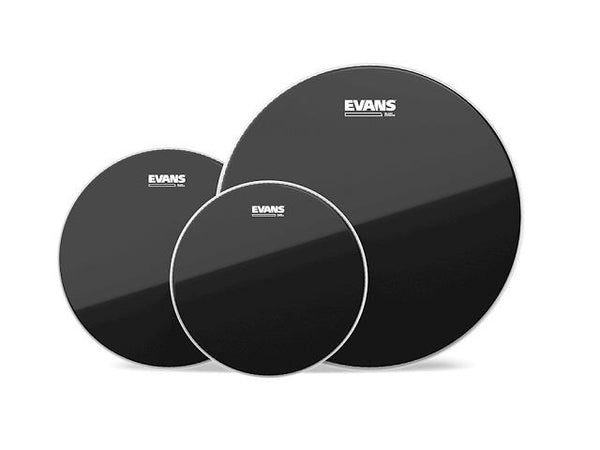 Evans Black Chrome Fusion Tom Pack 10 12 14